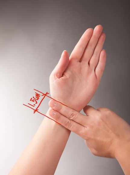handgelenk innen